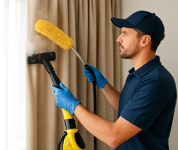 Trusted drapes cleaning technician Matty Curtain Cleaning invermay-vic QLD