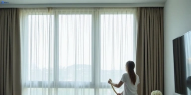 Delicate sheer drape cleaning invermay-vic Matty Curtain Cleaning